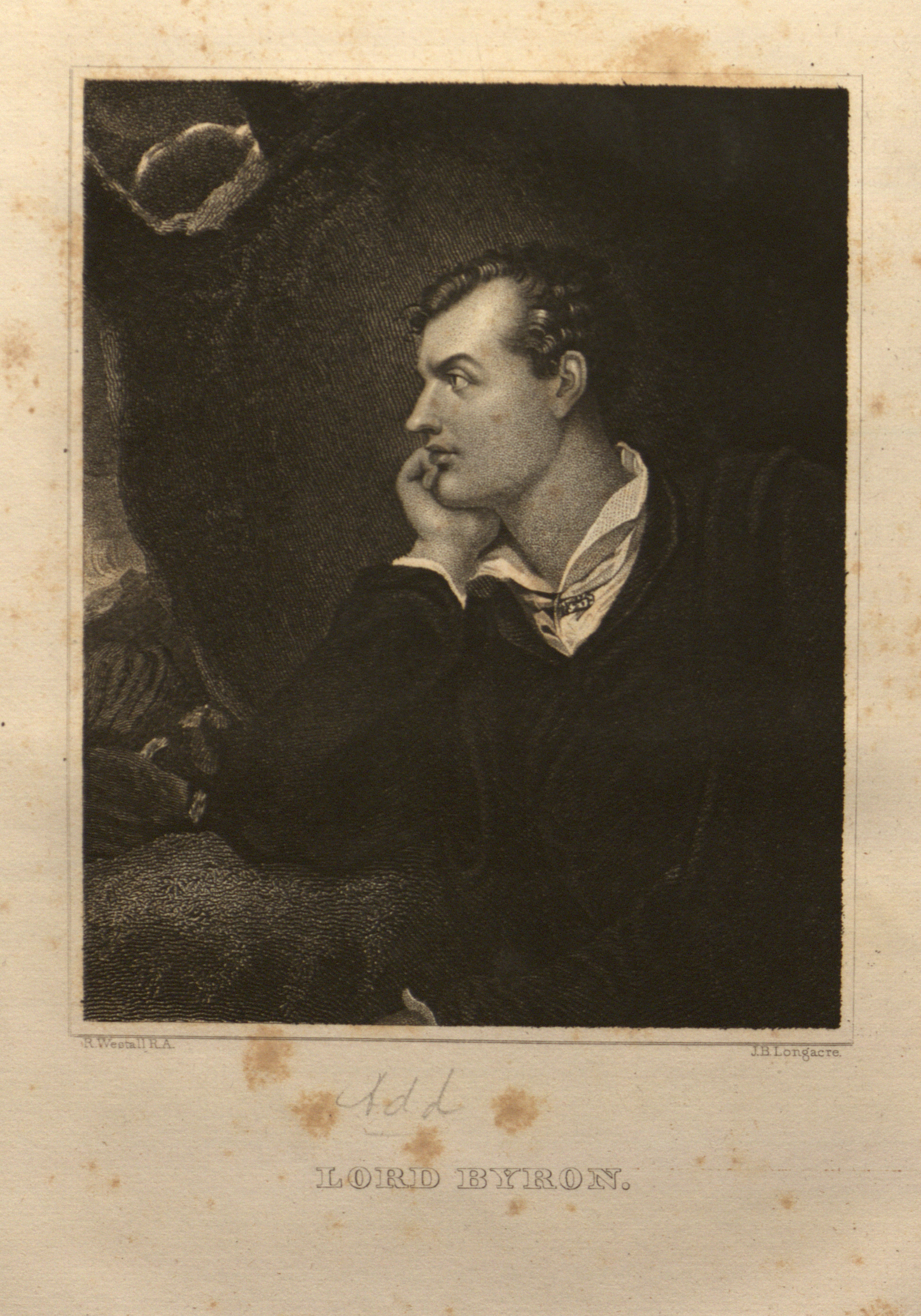 Portrait of Lord Byron | Romantic Circles