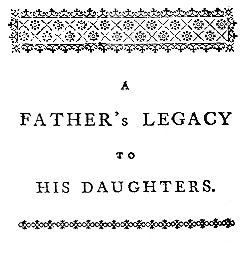 A Father's Legacy to His Daughters