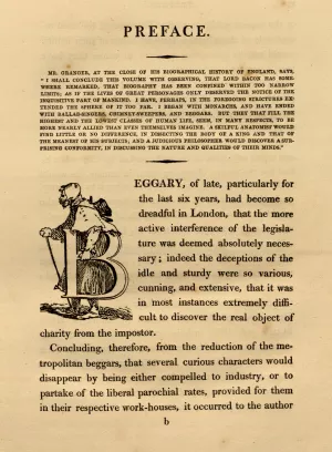 A page of text with an decorated letter "B"