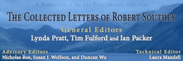 The Collected Letters of Robert Southey, Edited By Lynda Pratt, Tim Fulford and Ian Packer