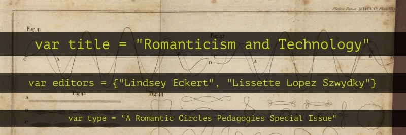 Romanticism and Technology banner