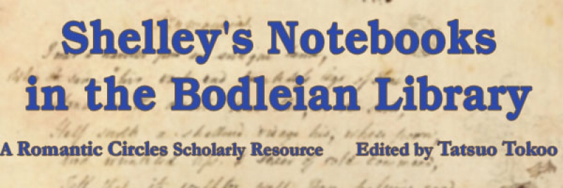 Shelley's Notebooks in the Bodleian Library