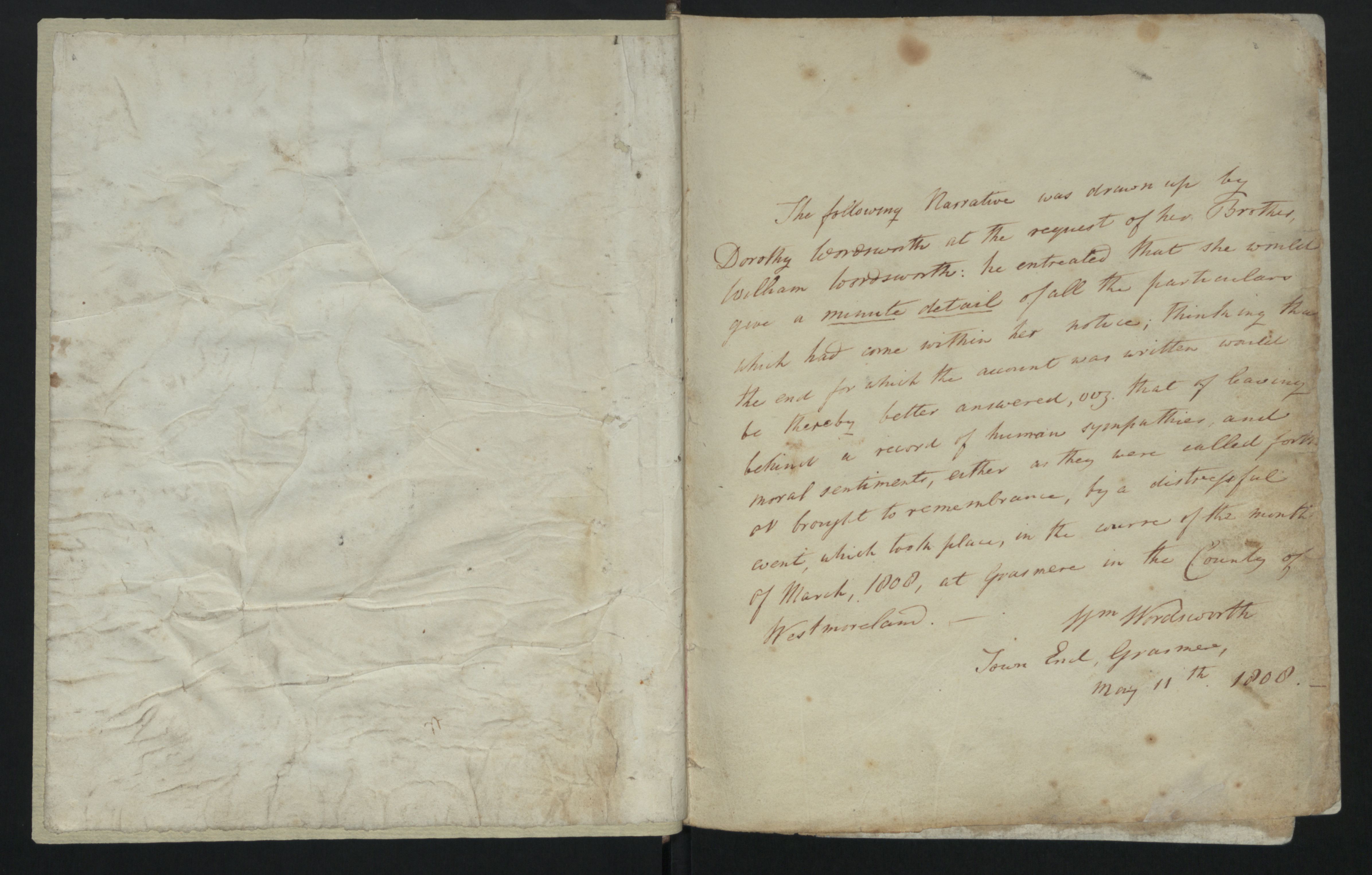 Inscription by William Wordsworth