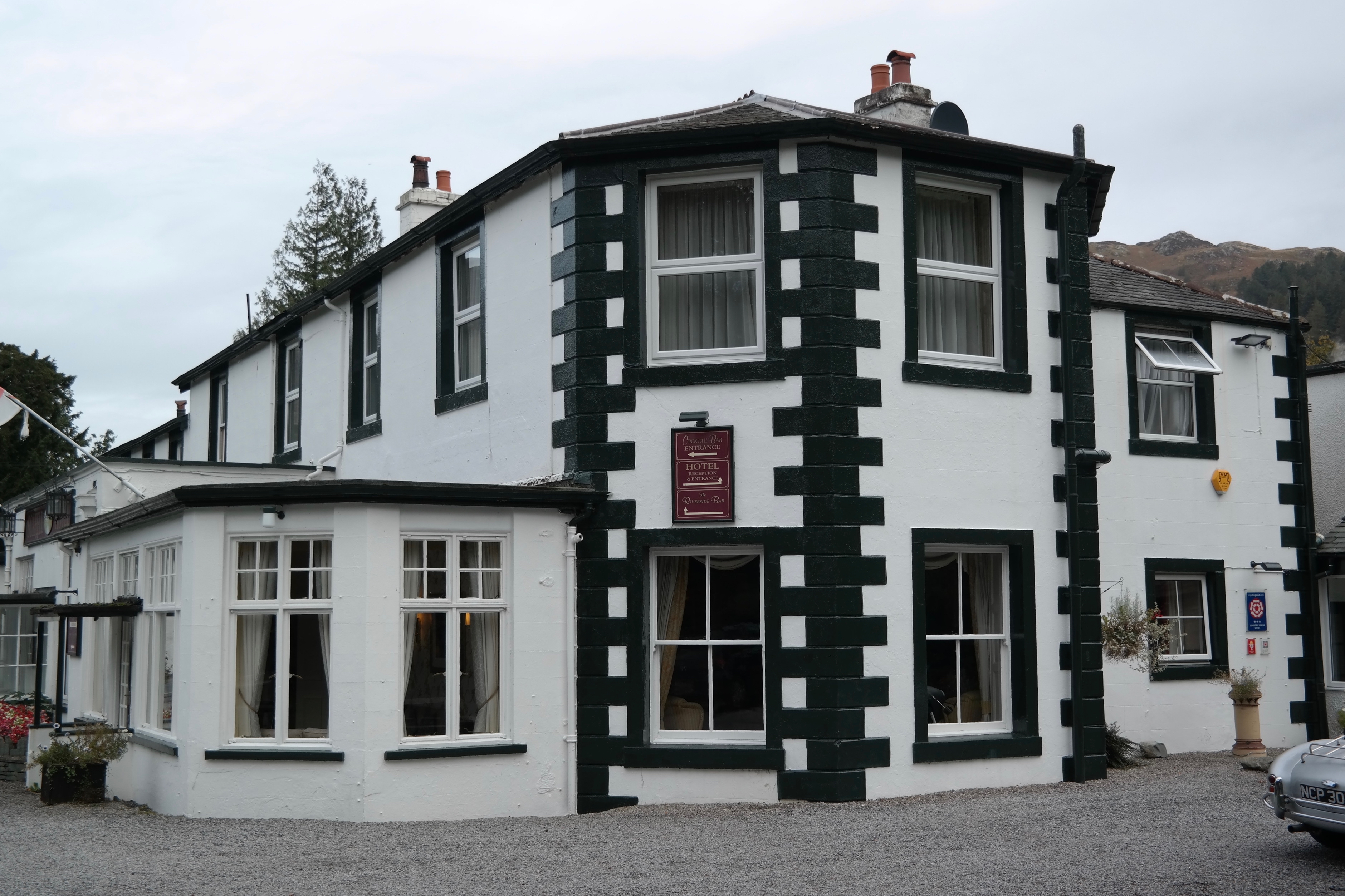 The Scafell Hotel in scenic Rosthwaite, Borrowdale, originally the home of Mary Barker.