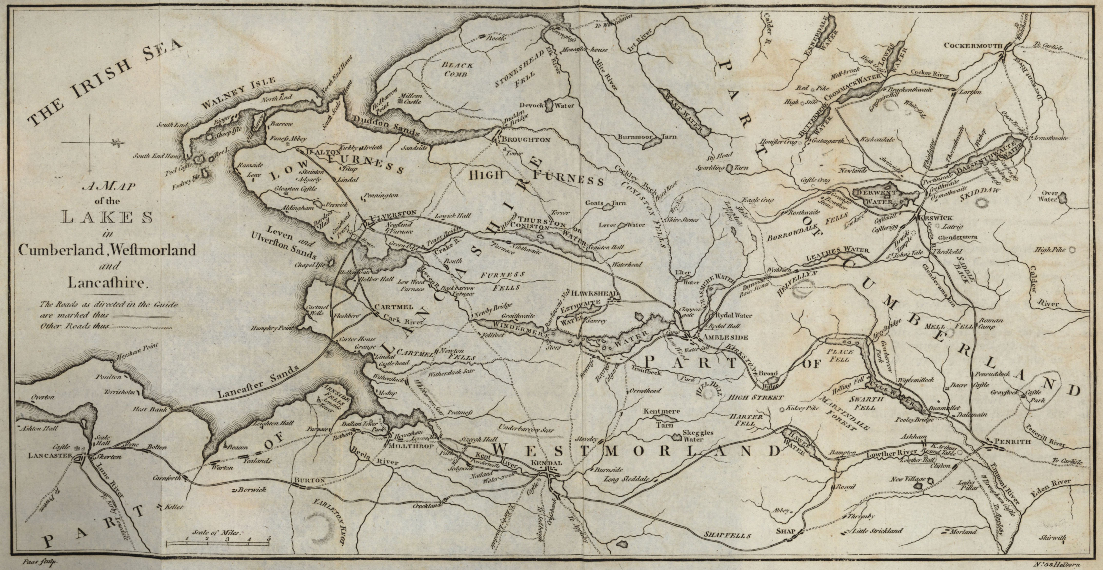 Pullout Map of the Lakes