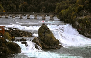 Located on the Upper Rhine in northern Switzerland, the Rheinfall is Europe’s largest plain waterfall. Photo: Matthias Bieck, www.rheinfall.ch.