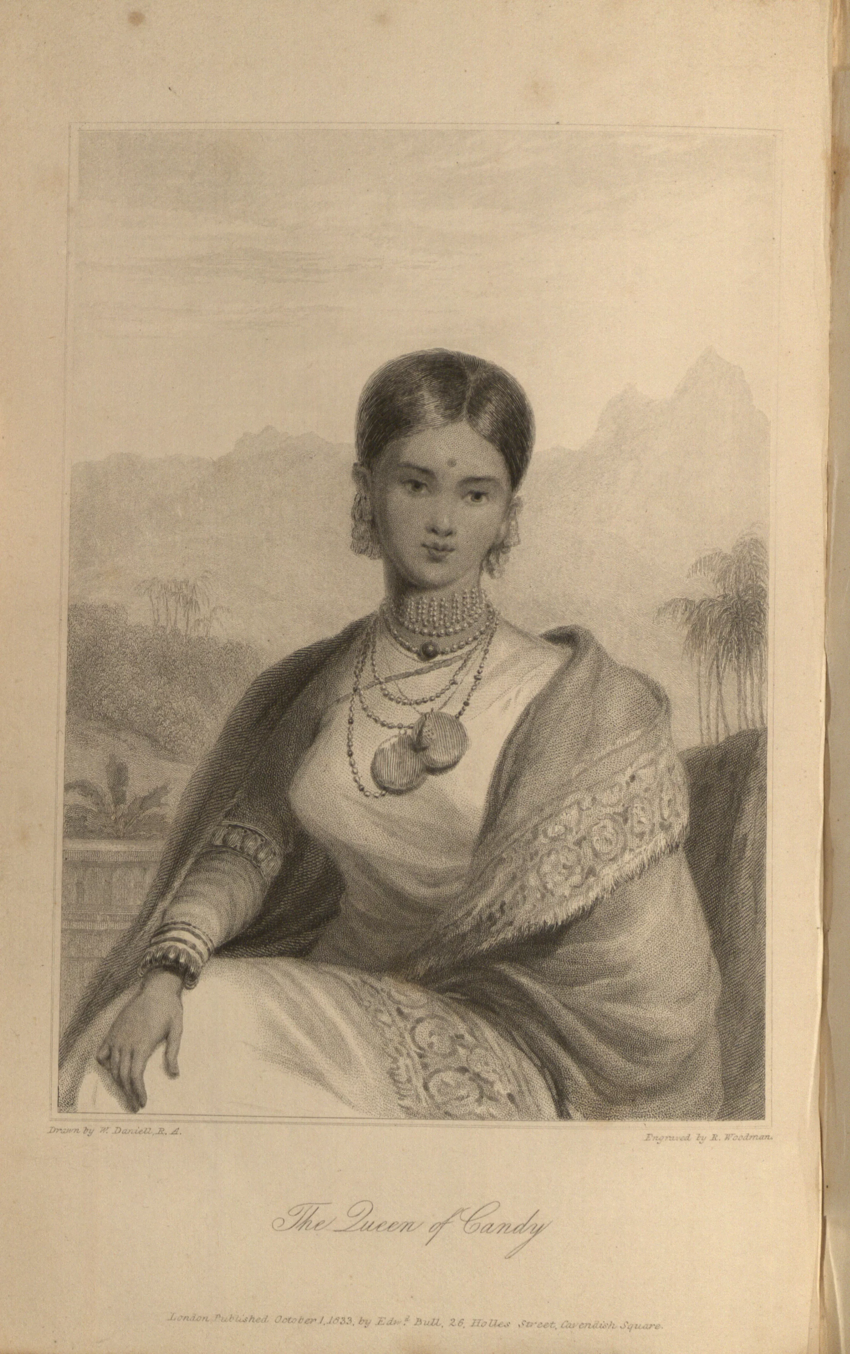 A portrait of an Indian woman