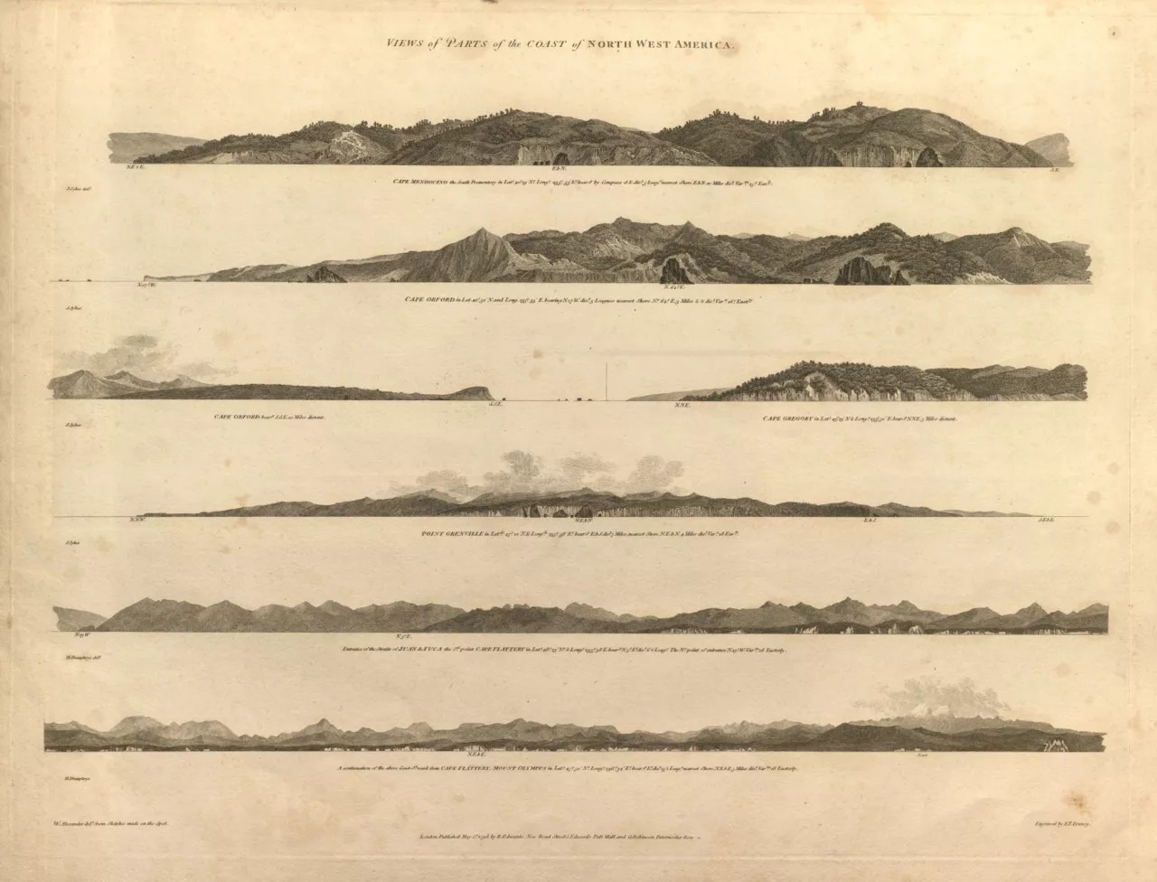 Views of various parts of the northwest American coast