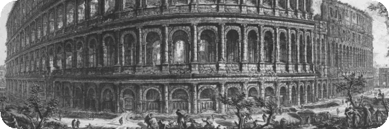 Etching of the Collosseum