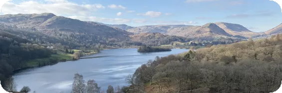 Grasmere in the lake district; Photograph by Laura Mandell