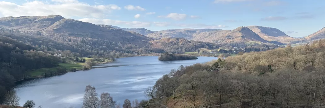 Grasmere in the lake district; Photograph by Laura Mandell